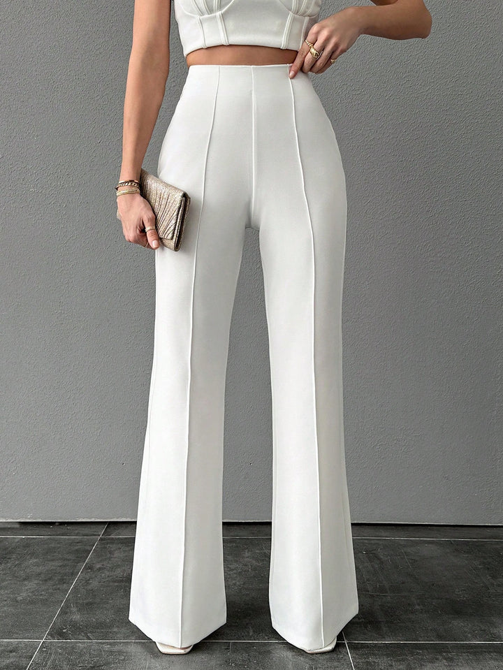 Pantaloni SHEIN, alb