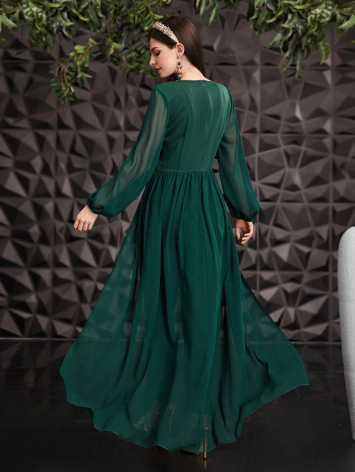 Rochie maxi SHEIN, verde