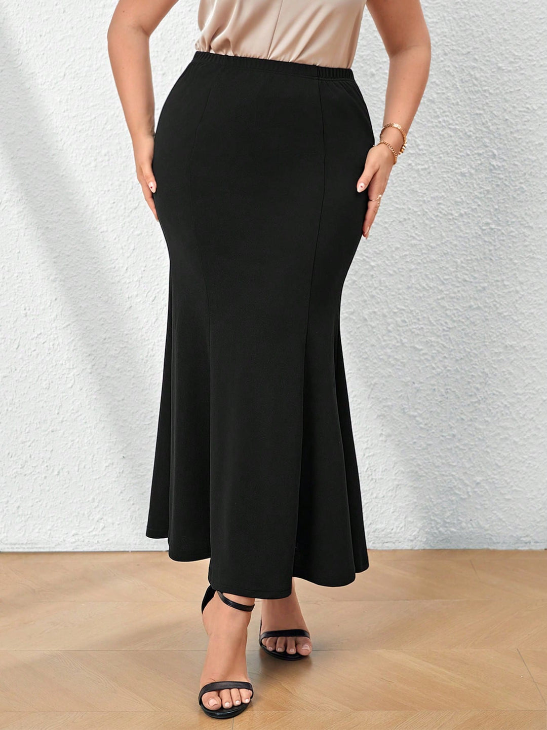 Fustă maxi SHEIN, negru
