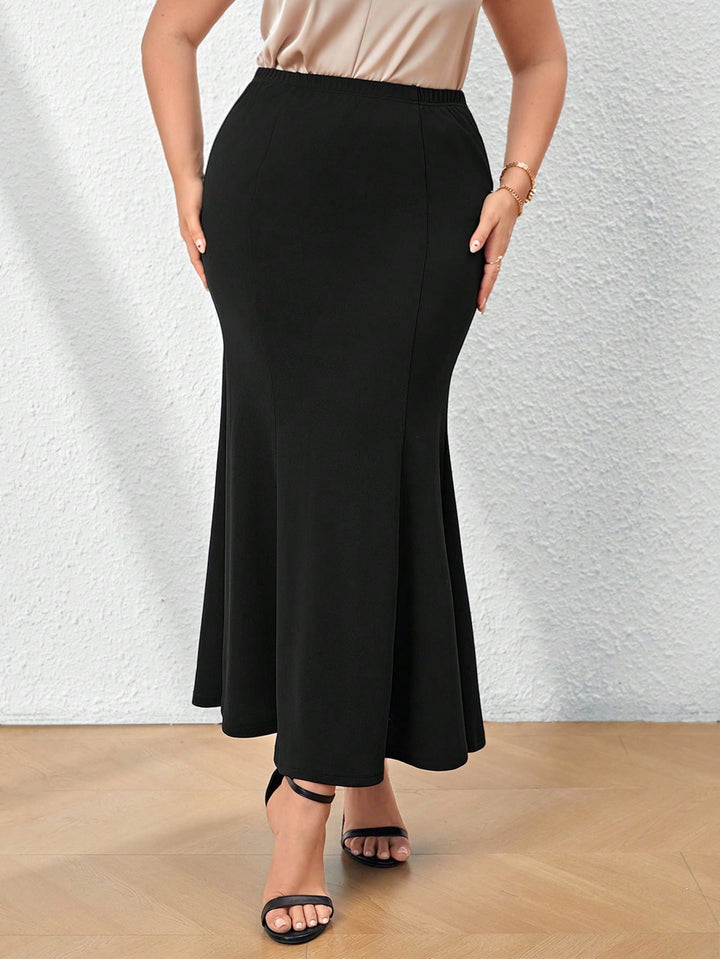 Fustă maxi SHEIN, negru