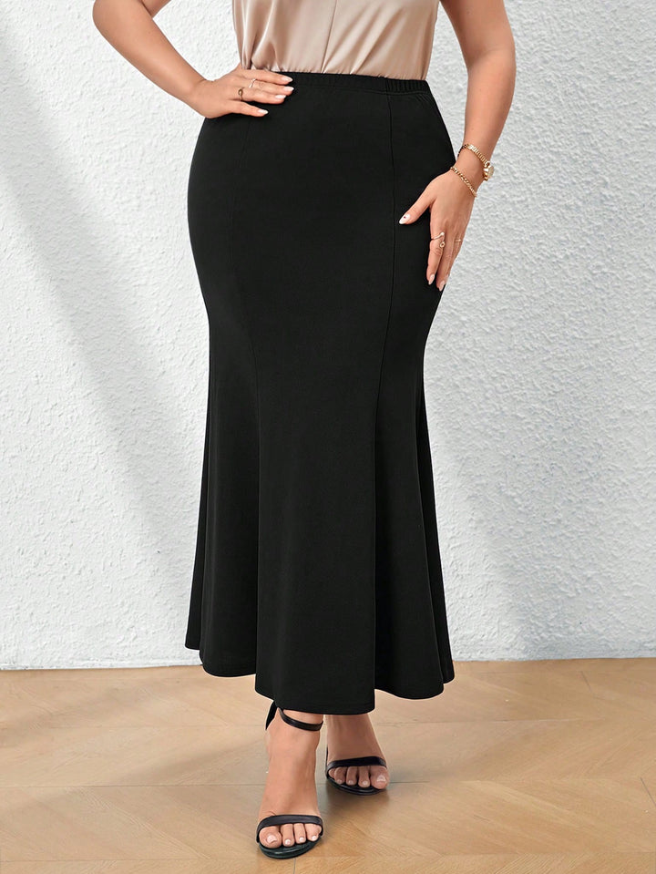 Fustă maxi SHEIN, negru