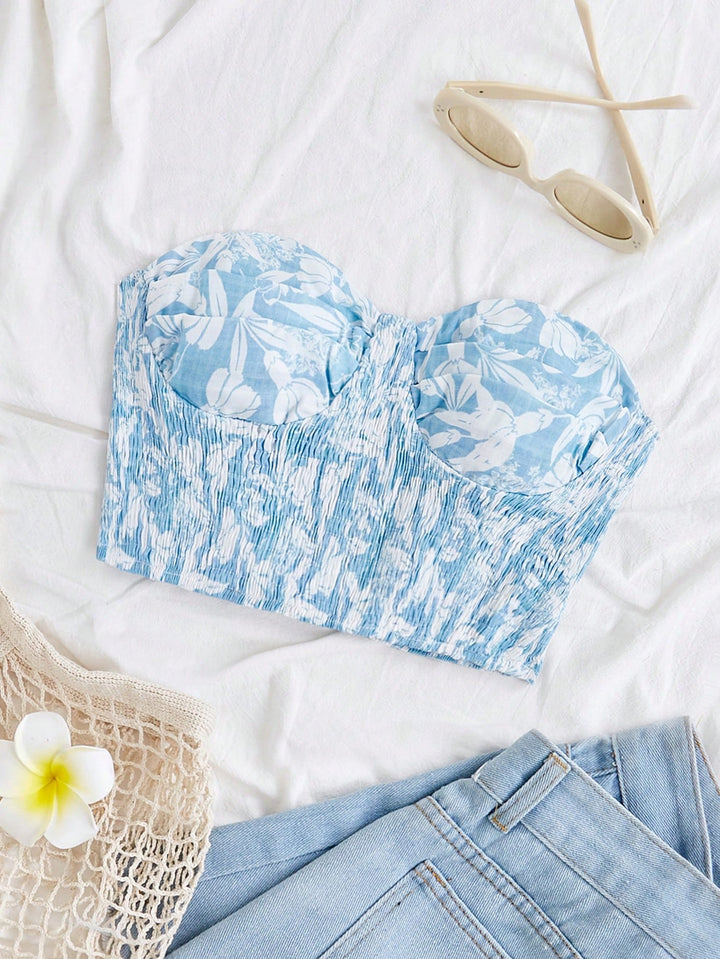 Top SHEIN, albastru