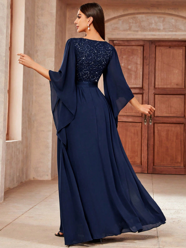 Rochie maxi SHEIN, albastru