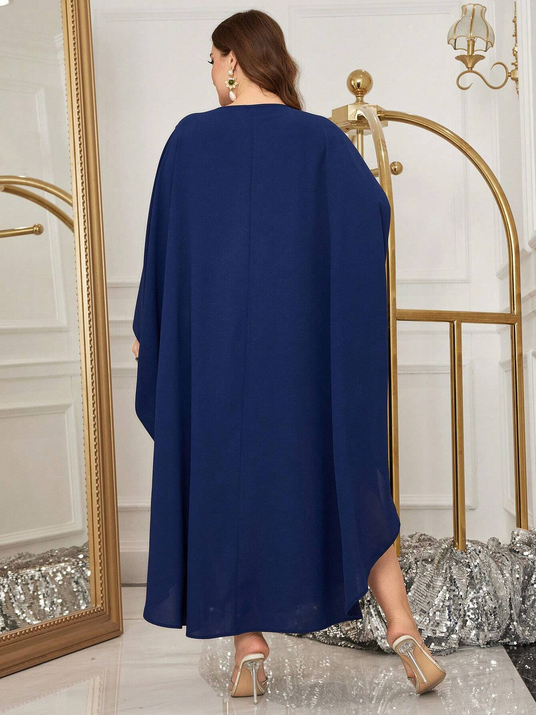 Rochie midi SHEIN, albastru