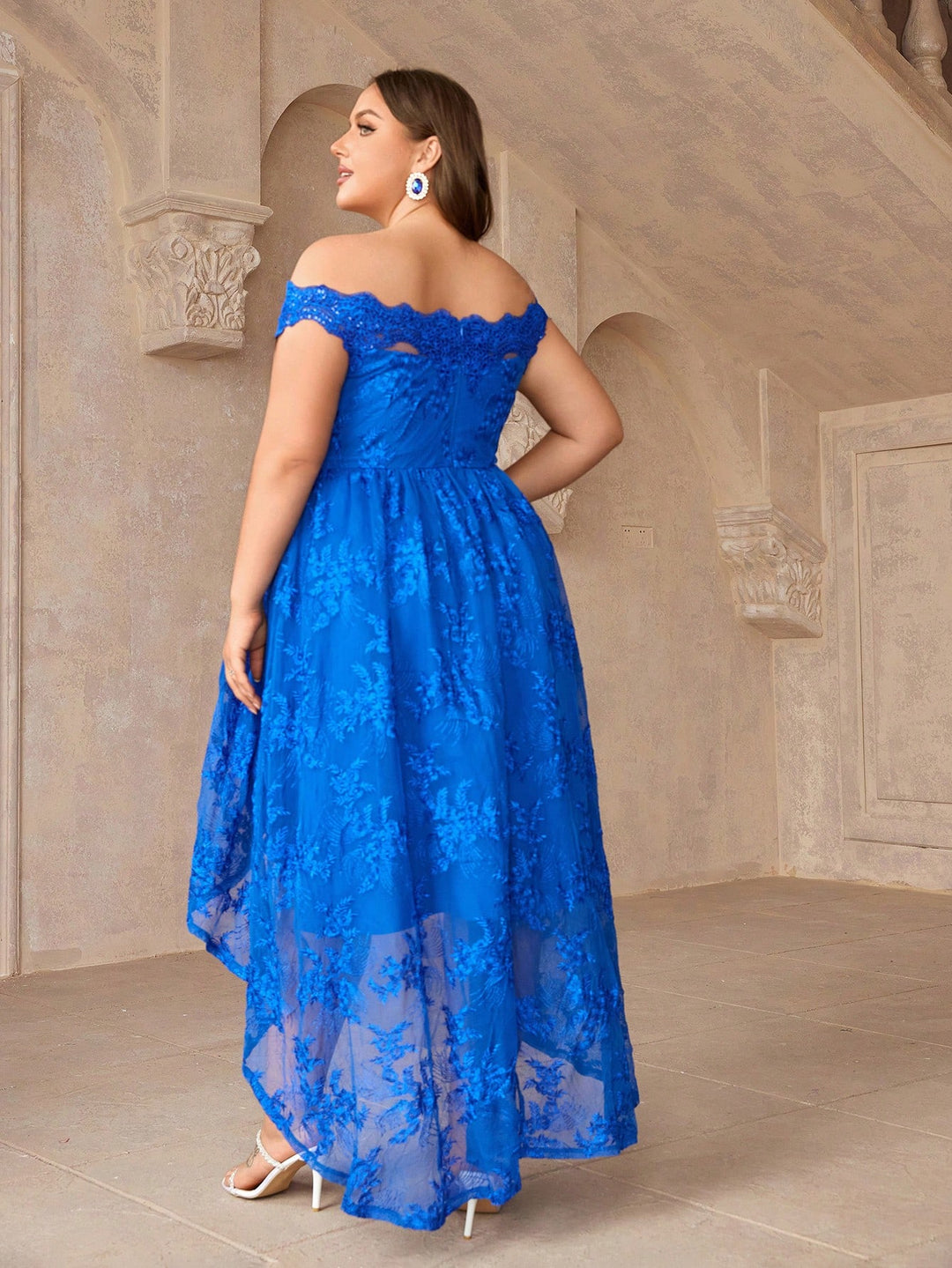 Rochie maxi SHEIN, albastru