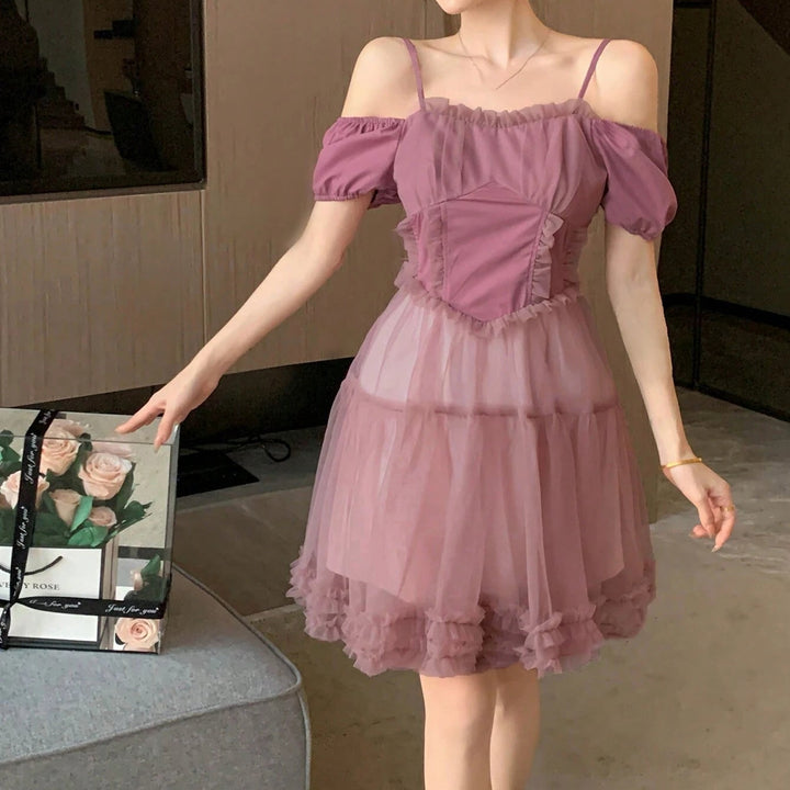 Rochie mini SHEIN, roz