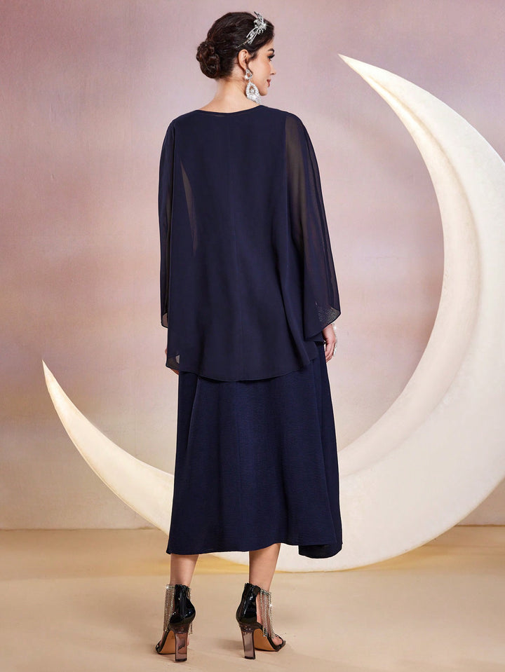Rochie maxi SHEIN, albastru