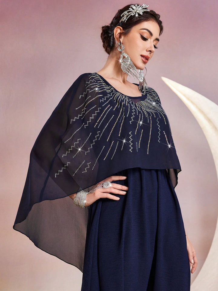 Rochie maxi SHEIN, albastru