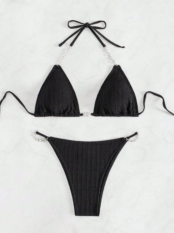 Set bikini SHEIN, negru