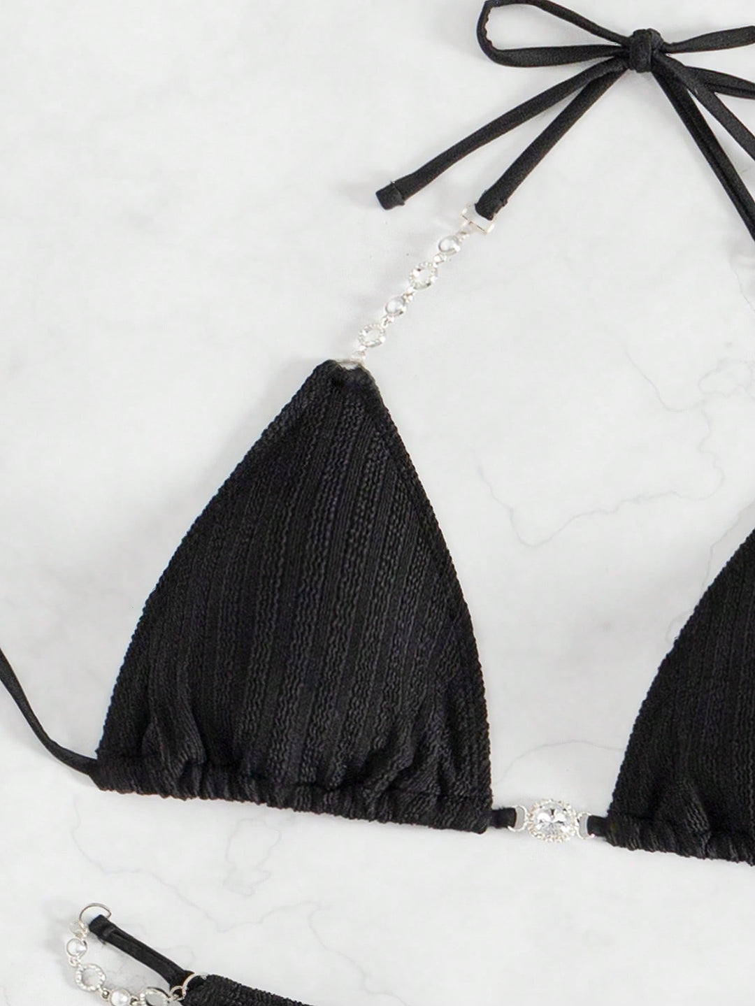 Set bikini SHEIN, negru