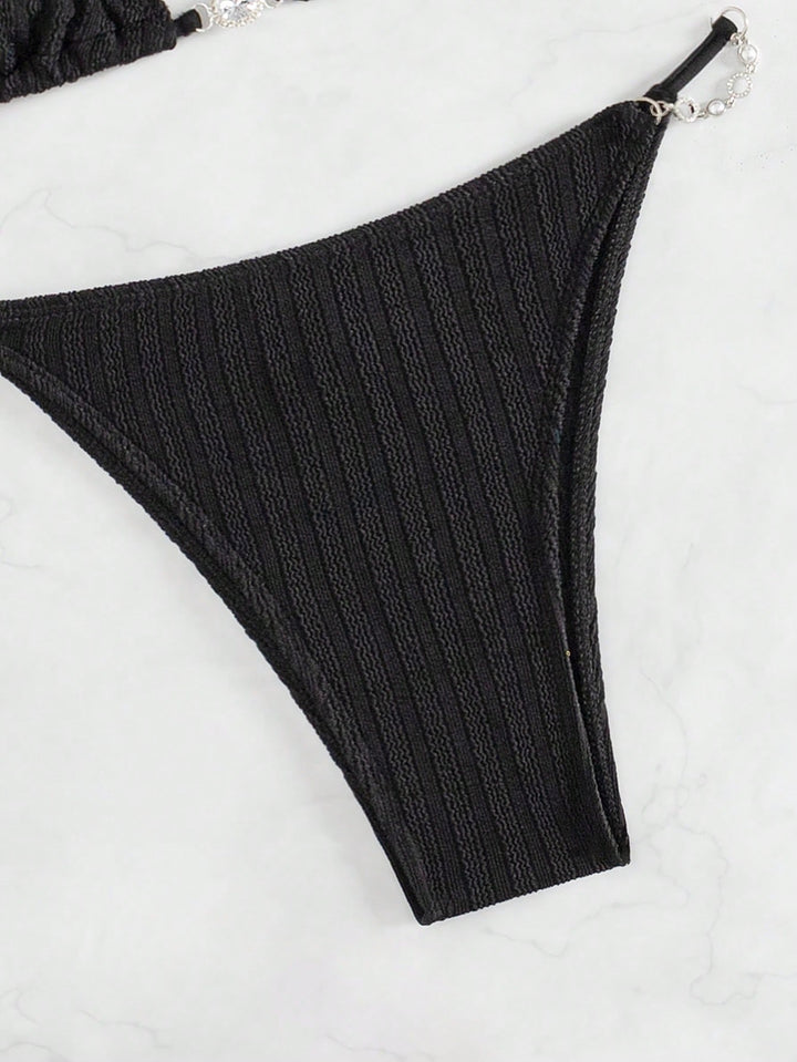 Set bikini SHEIN, negru