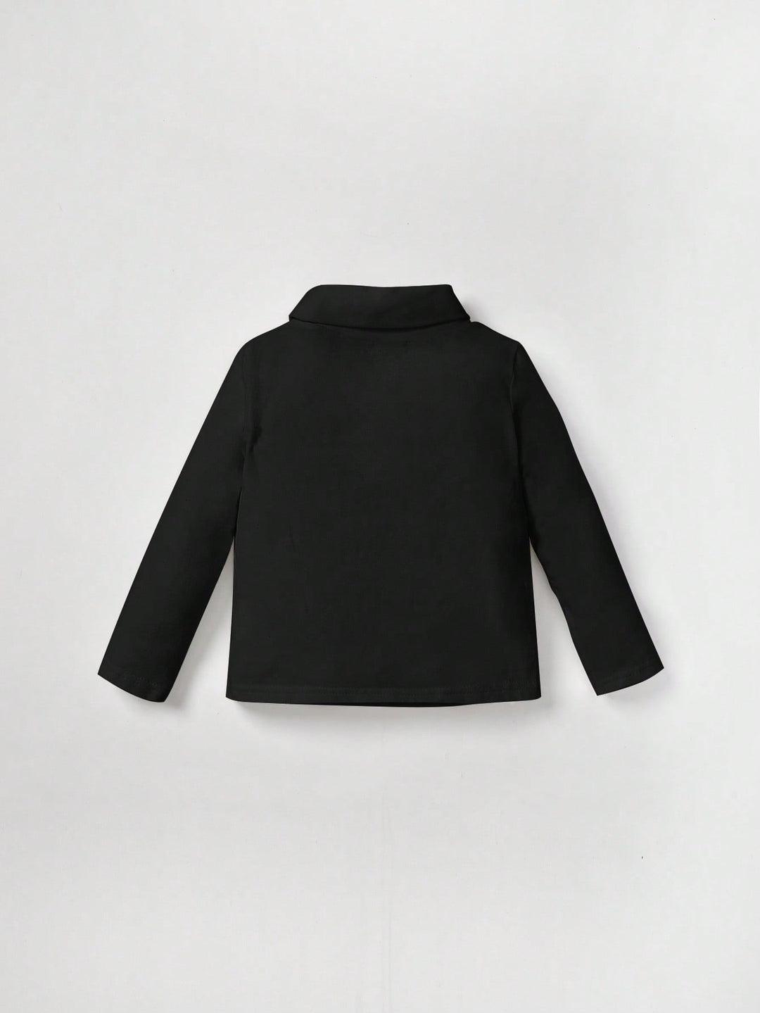 Tricou cu mânecă lungă SHEIN, negru