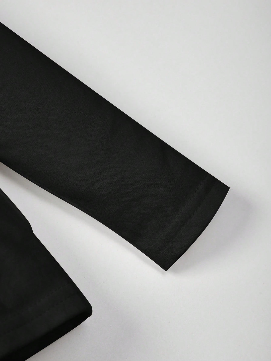 Tricou cu mânecă lungă SHEIN, negru