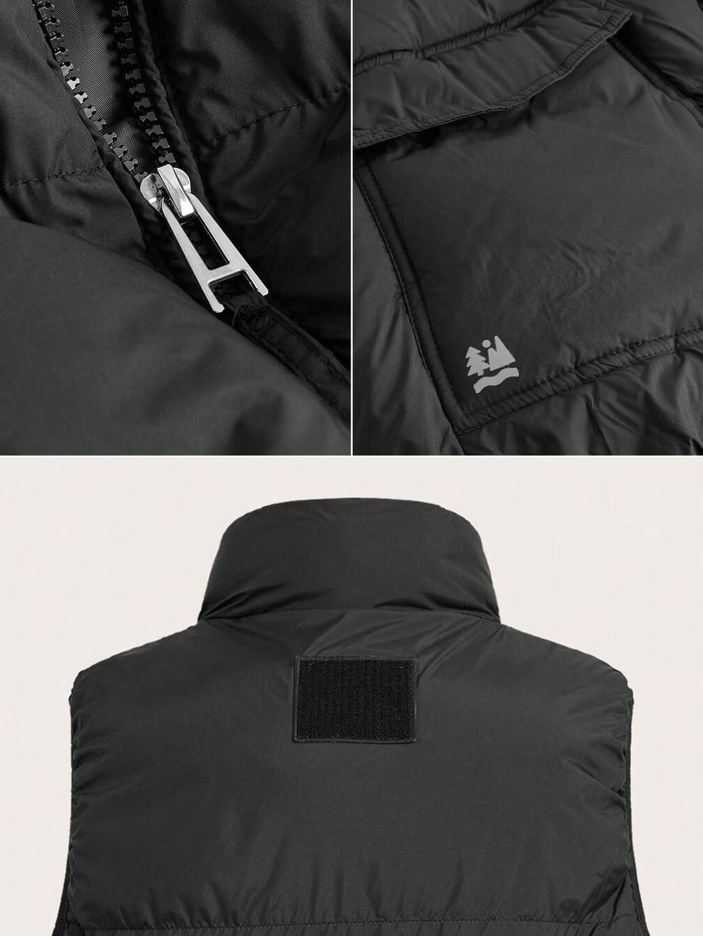 Vestă SHEIN, negru