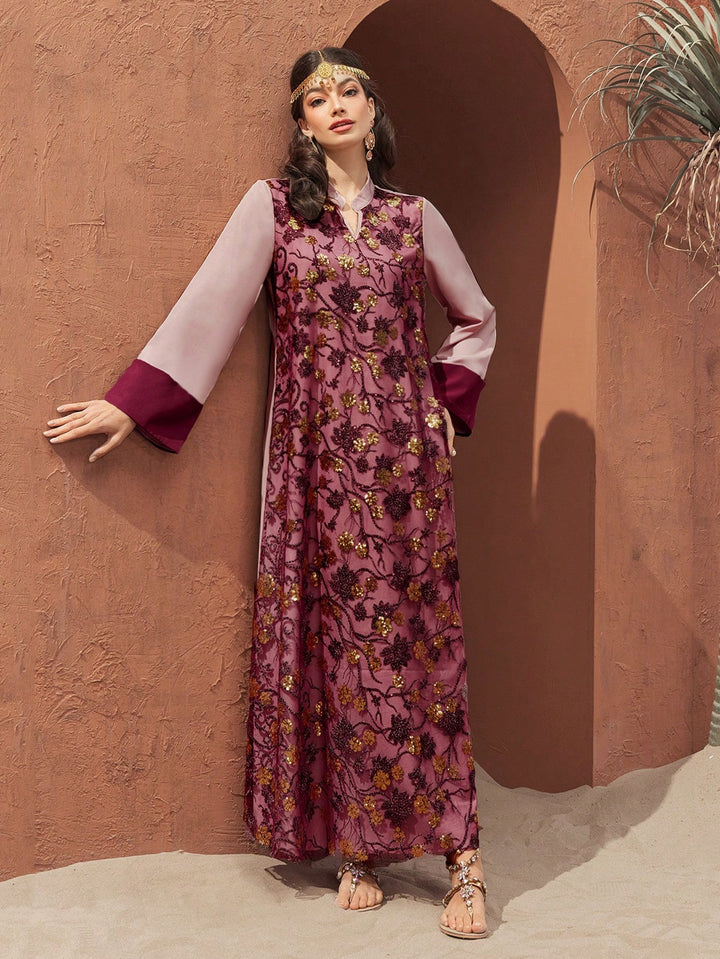 Rochie maxi SHEIN, roz
