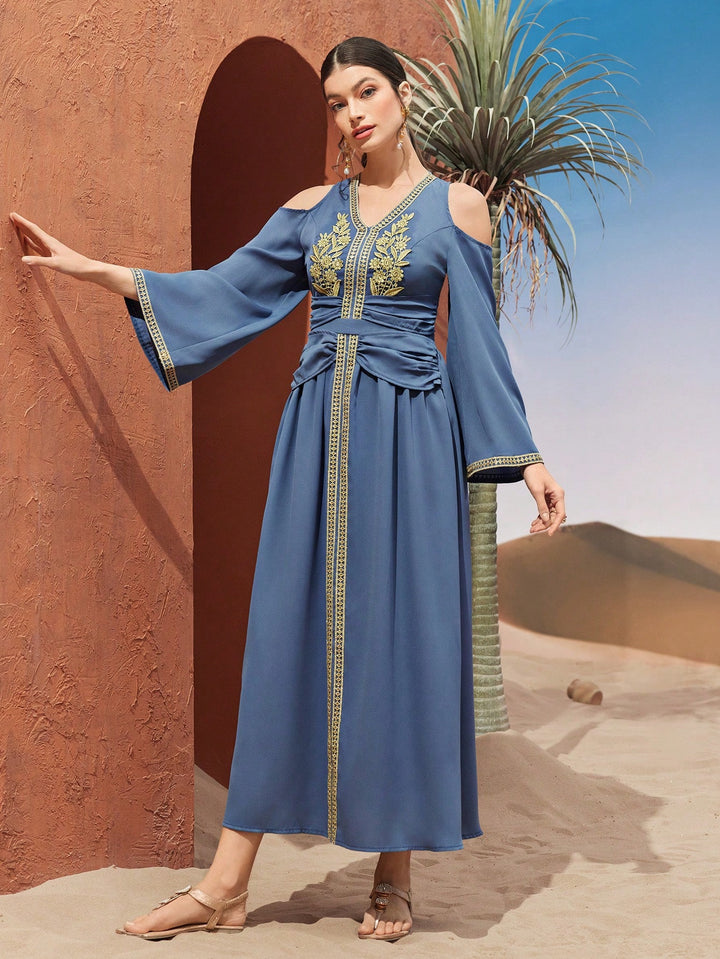 Rochie maxi SHEIN, albastru