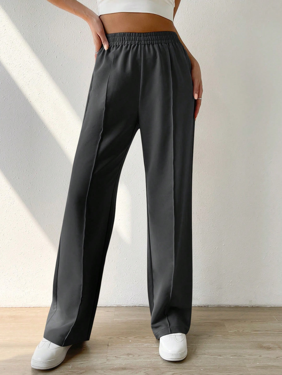 Pantaloni SHEIN, gri
