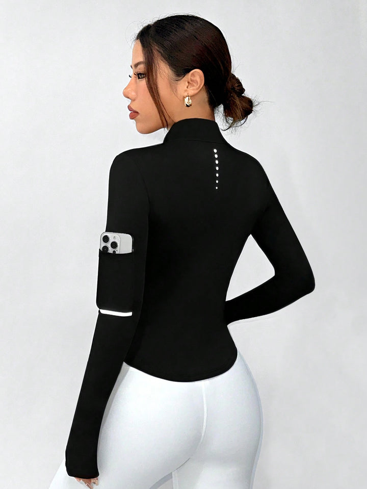 Jachetă sport SHEIN, negru