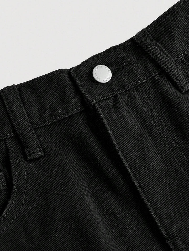 Pantaloni scurți SHEIN, negru