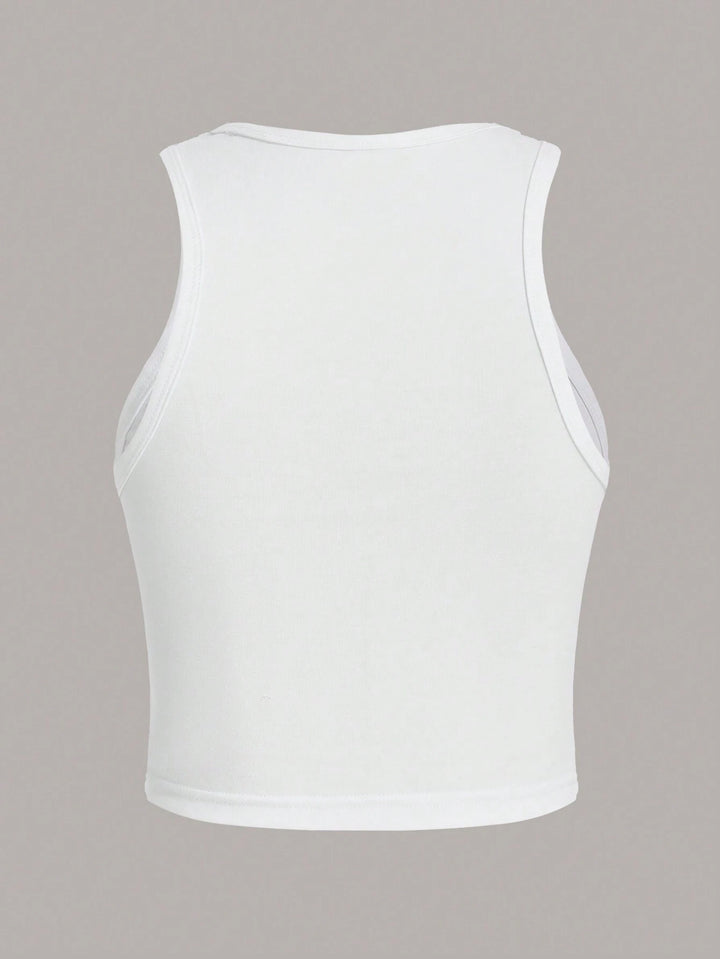 Top SHEIN, alb