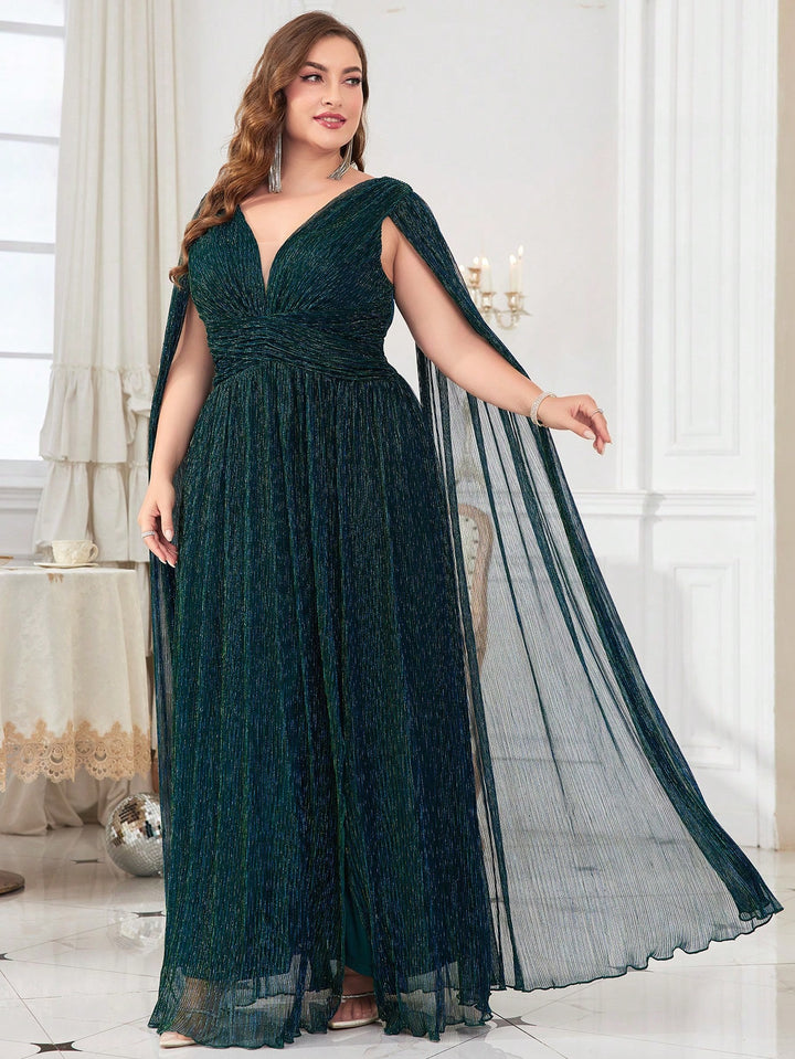 Rochie maxi SHEIN, verde