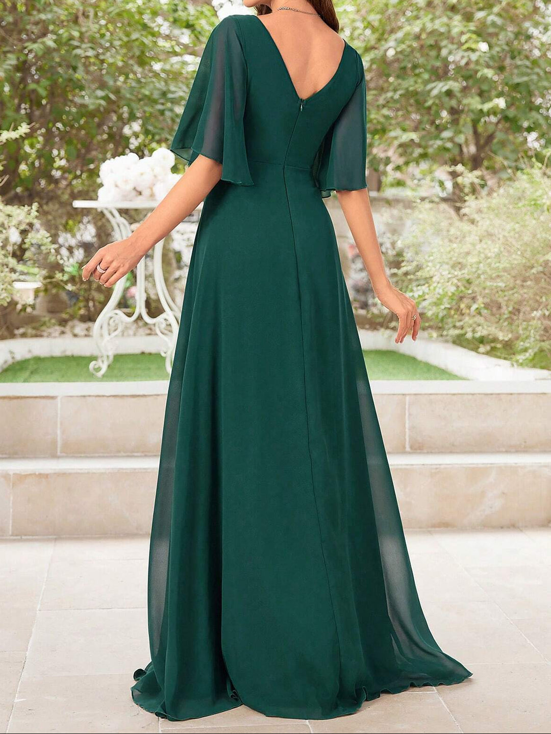 Rochie maxi SHEIN, verde