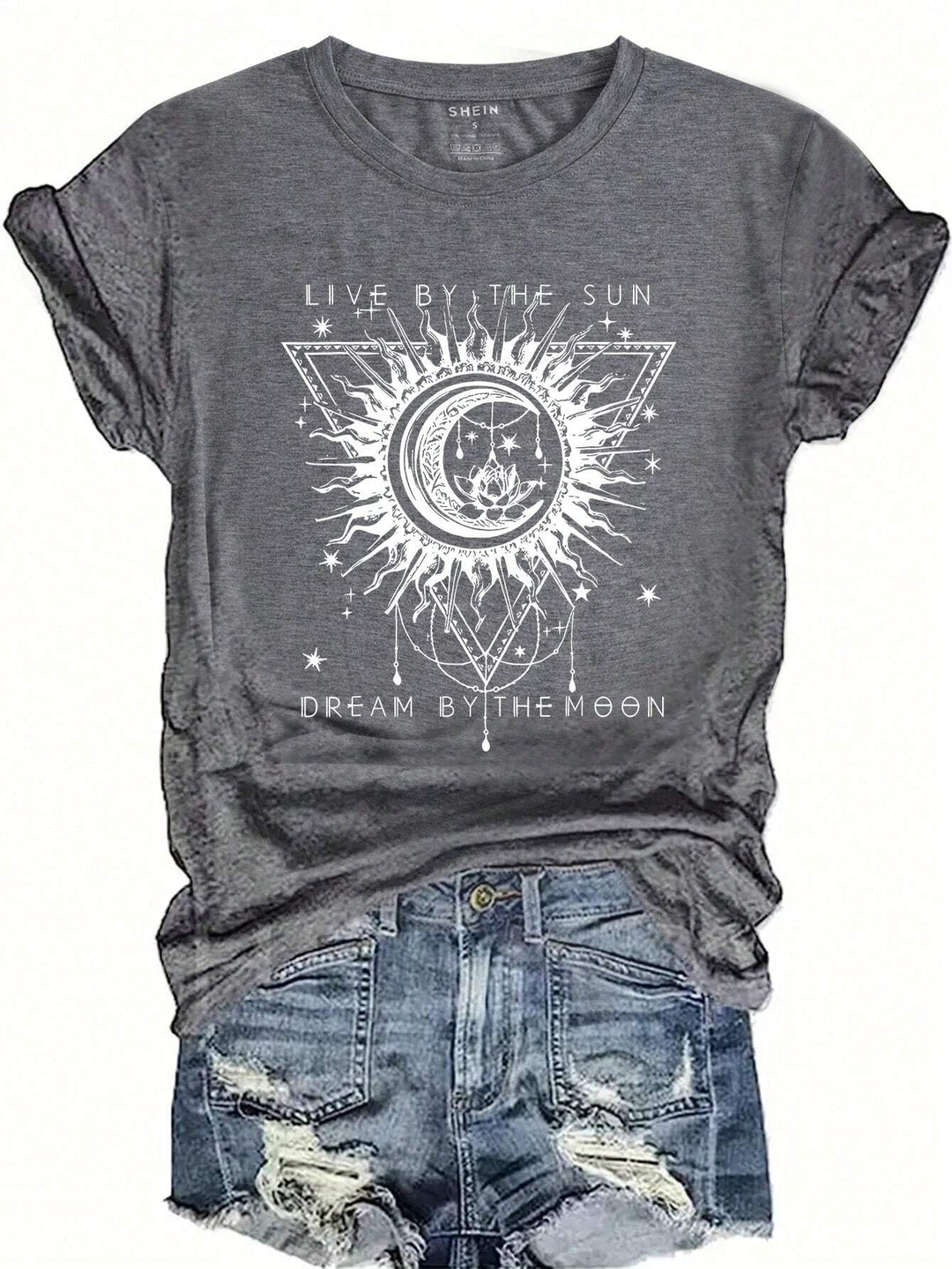 Tricou SHEIN, gri