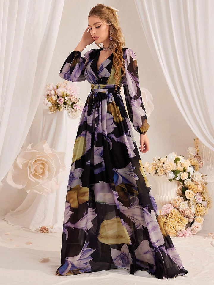 Rochie maxi SHEIN, mix culori
