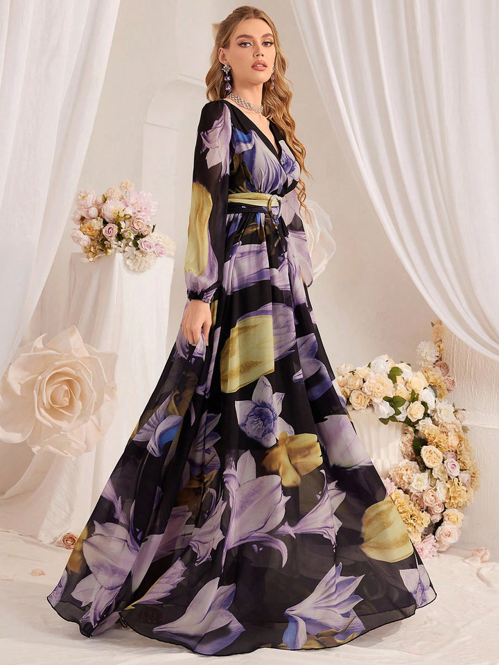 Rochie maxi SHEIN, mix culori