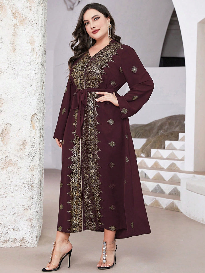 Rochie maxi SHEIN, mix culori
