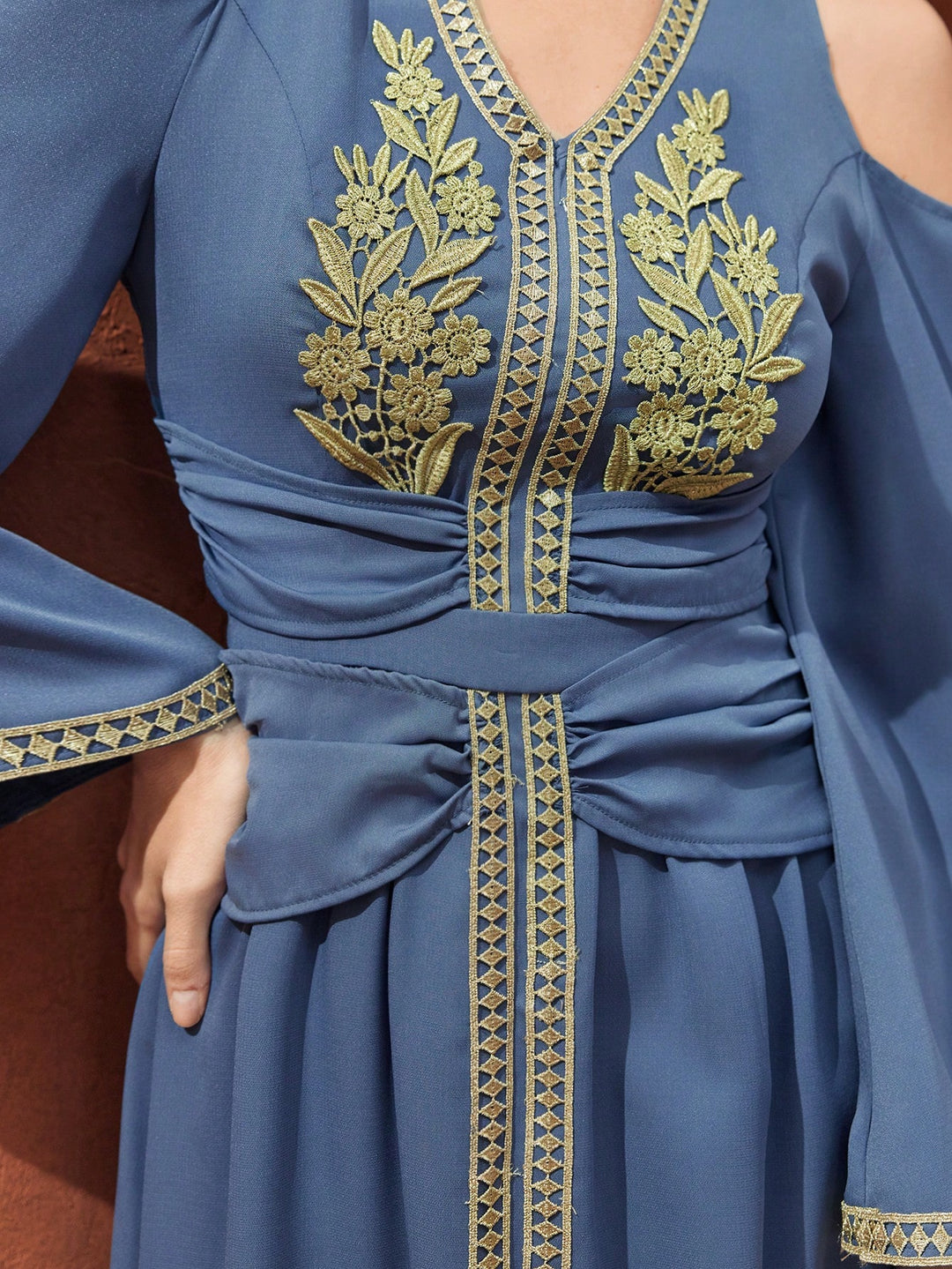 Rochie maxi SHEIN, albastru