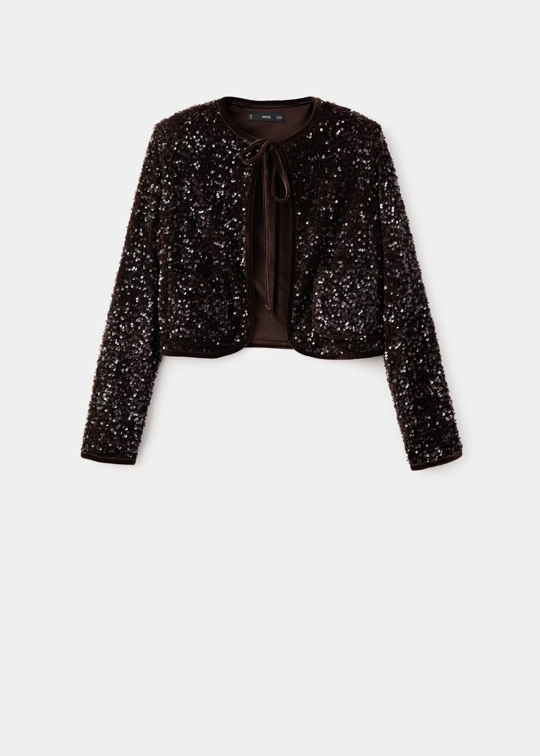 Blúz MANGO, barna