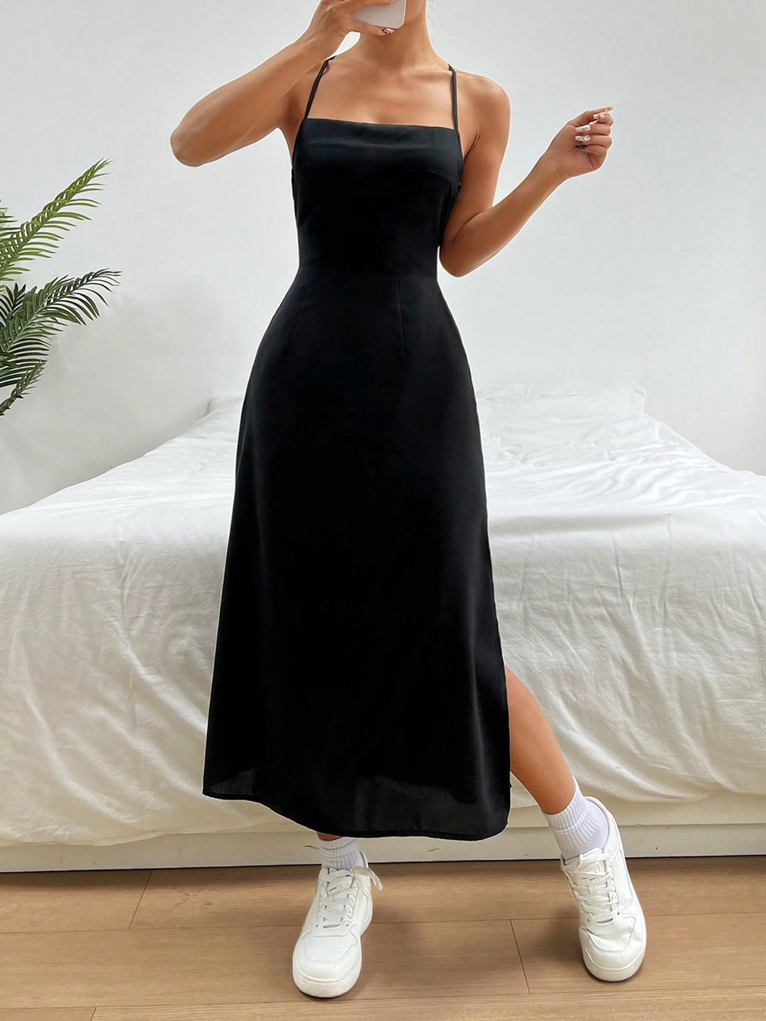 Rochie midi SHEIN, negru