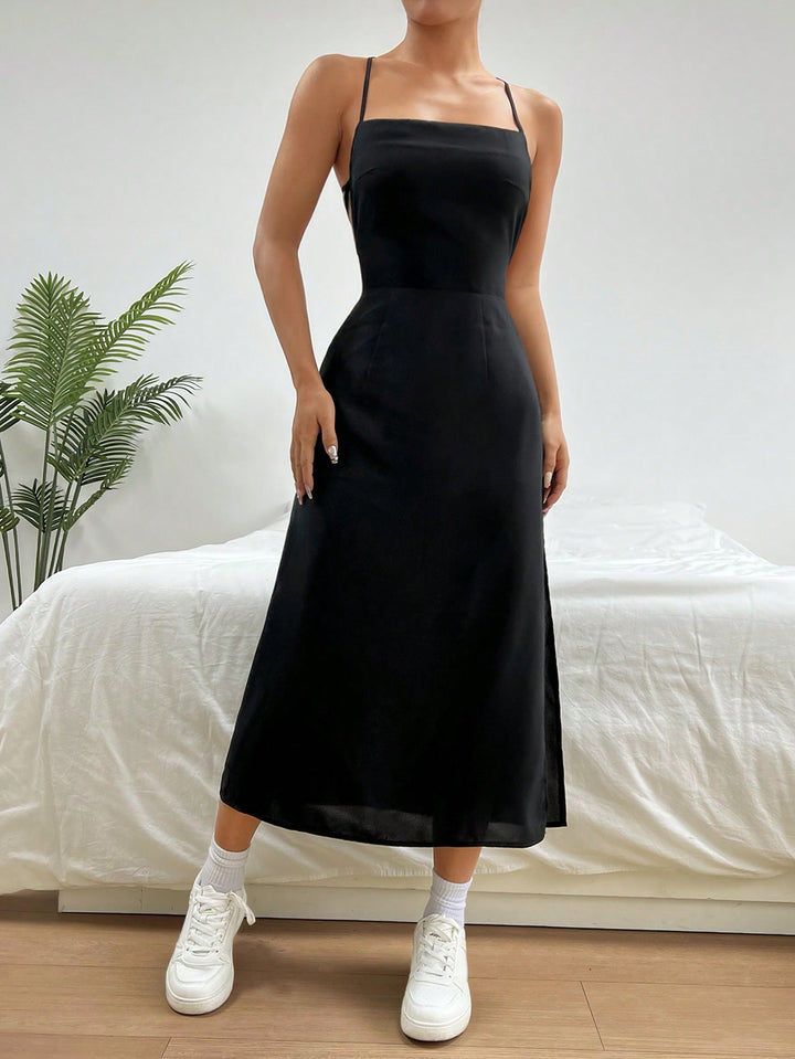 Rochie midi SHEIN, negru