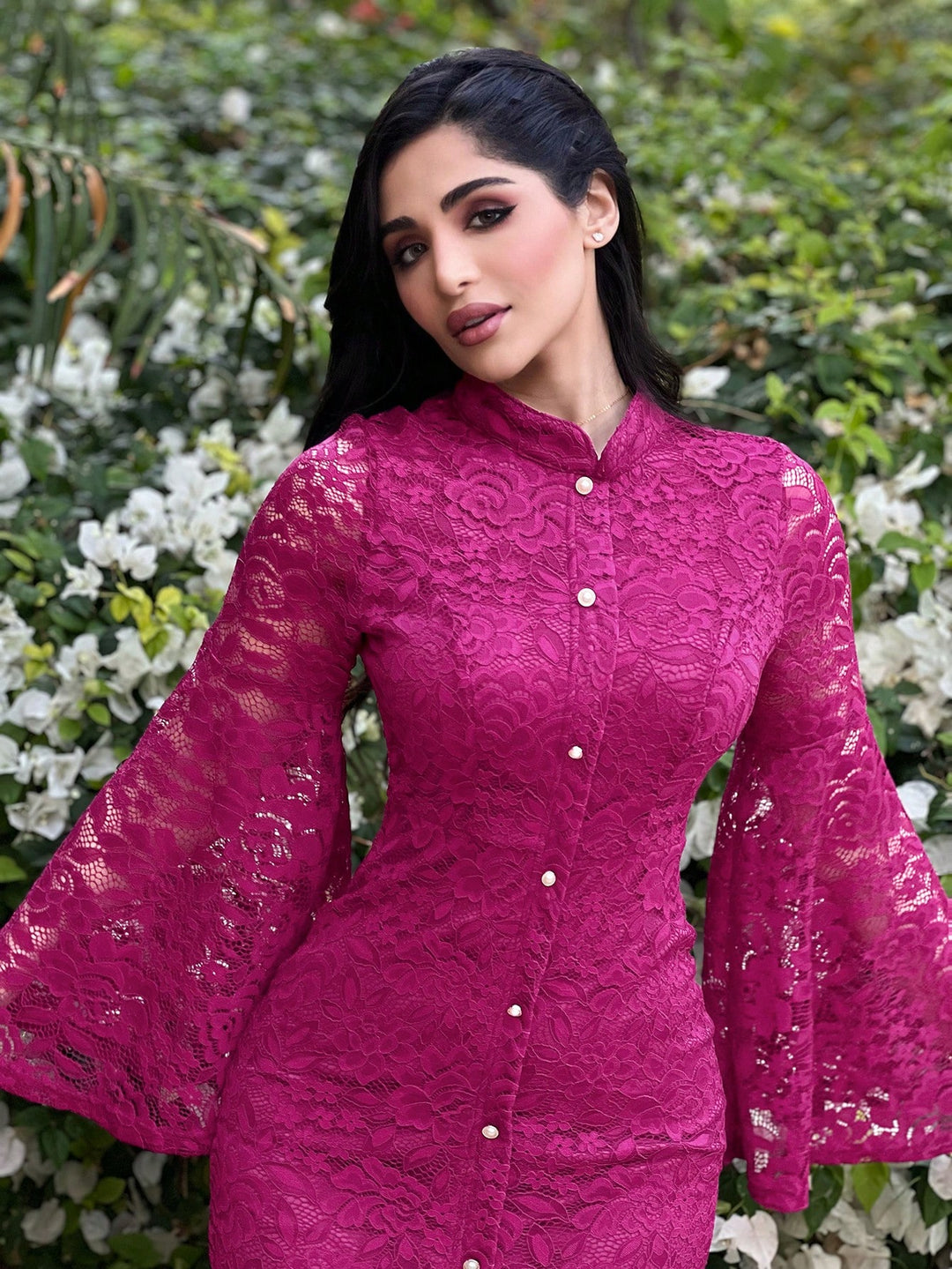 Rochie maxi SHEIN, vișiniu