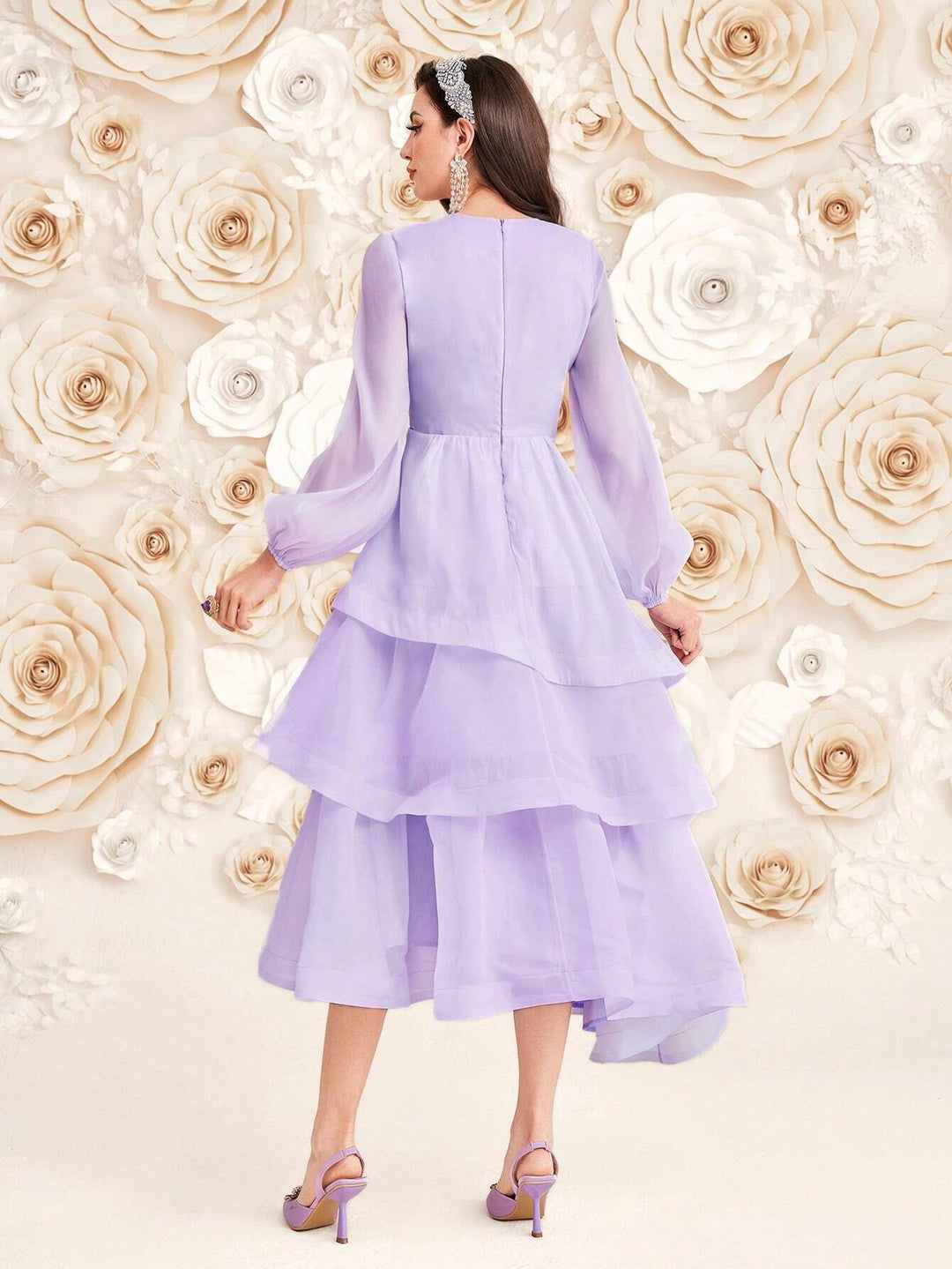 SHEIN maxi ruha, lila