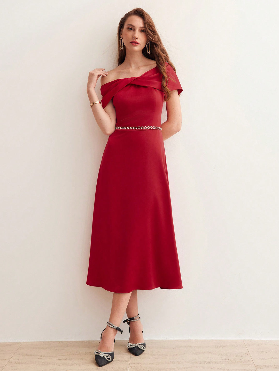 Rochie maxi SHEIN, roșu
