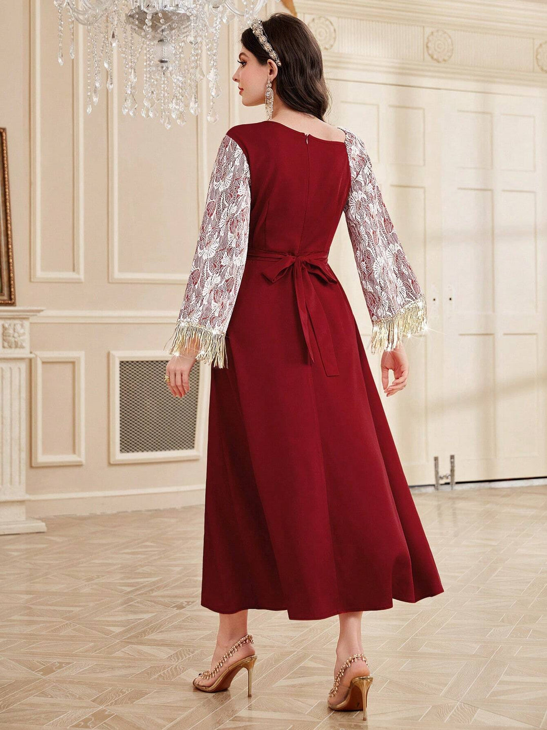 Rochie maxi SHEIN, mix culori