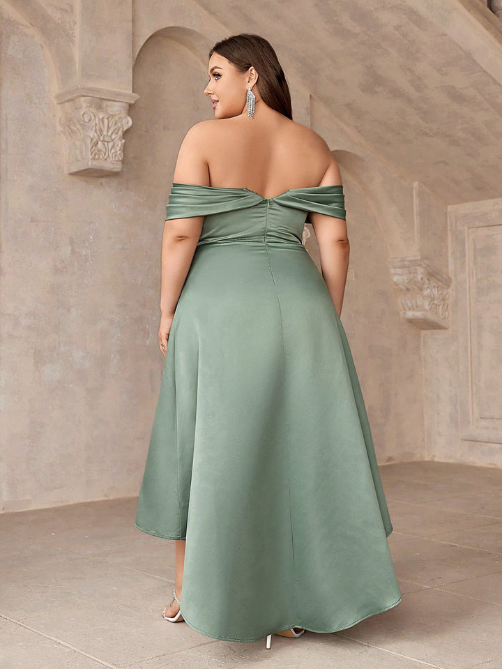 Rochie de ocazie SHEIN, verde