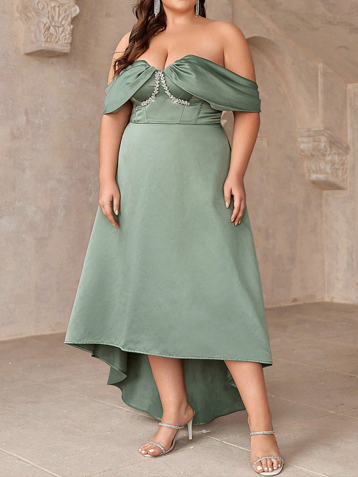 Rochie de ocazie SHEIN, verde