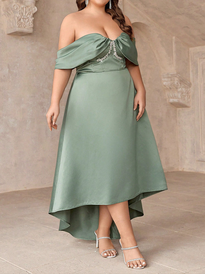 Rochie de ocazie SHEIN, verde