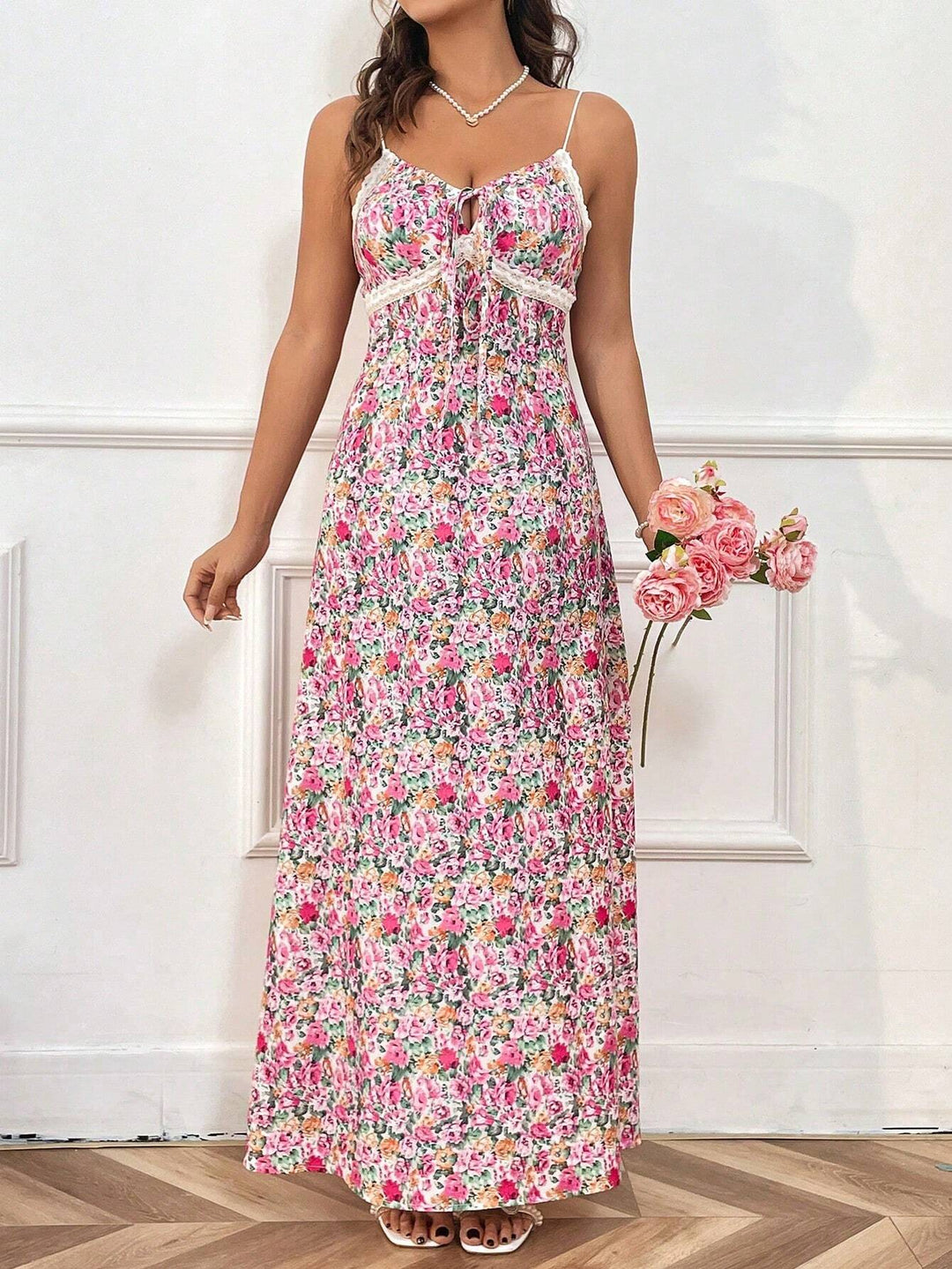 Rochie maxi SHEIN, mix culori