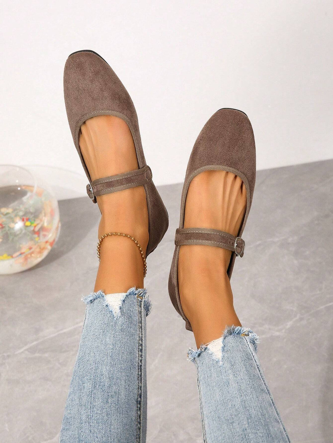 Pantofi SHEIN, maro