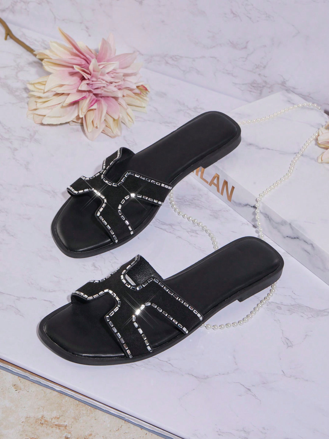 Sandale SHEIN, negru
