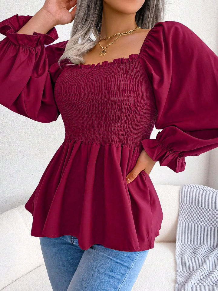 Bluza SHEIN, vișiniu