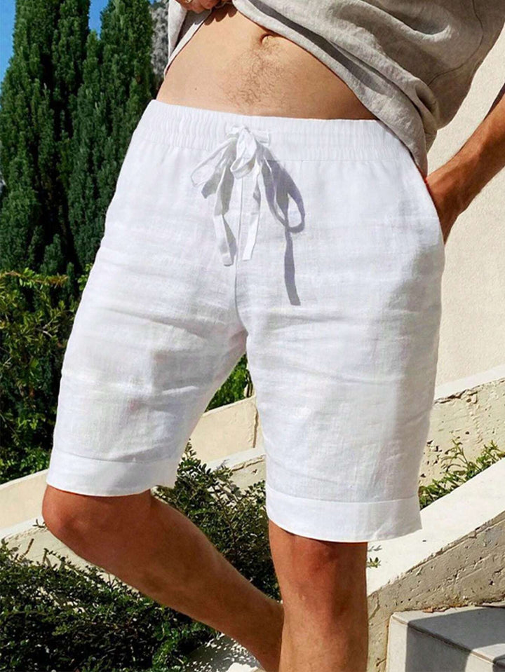 Pantaloni scurți Shein, alb