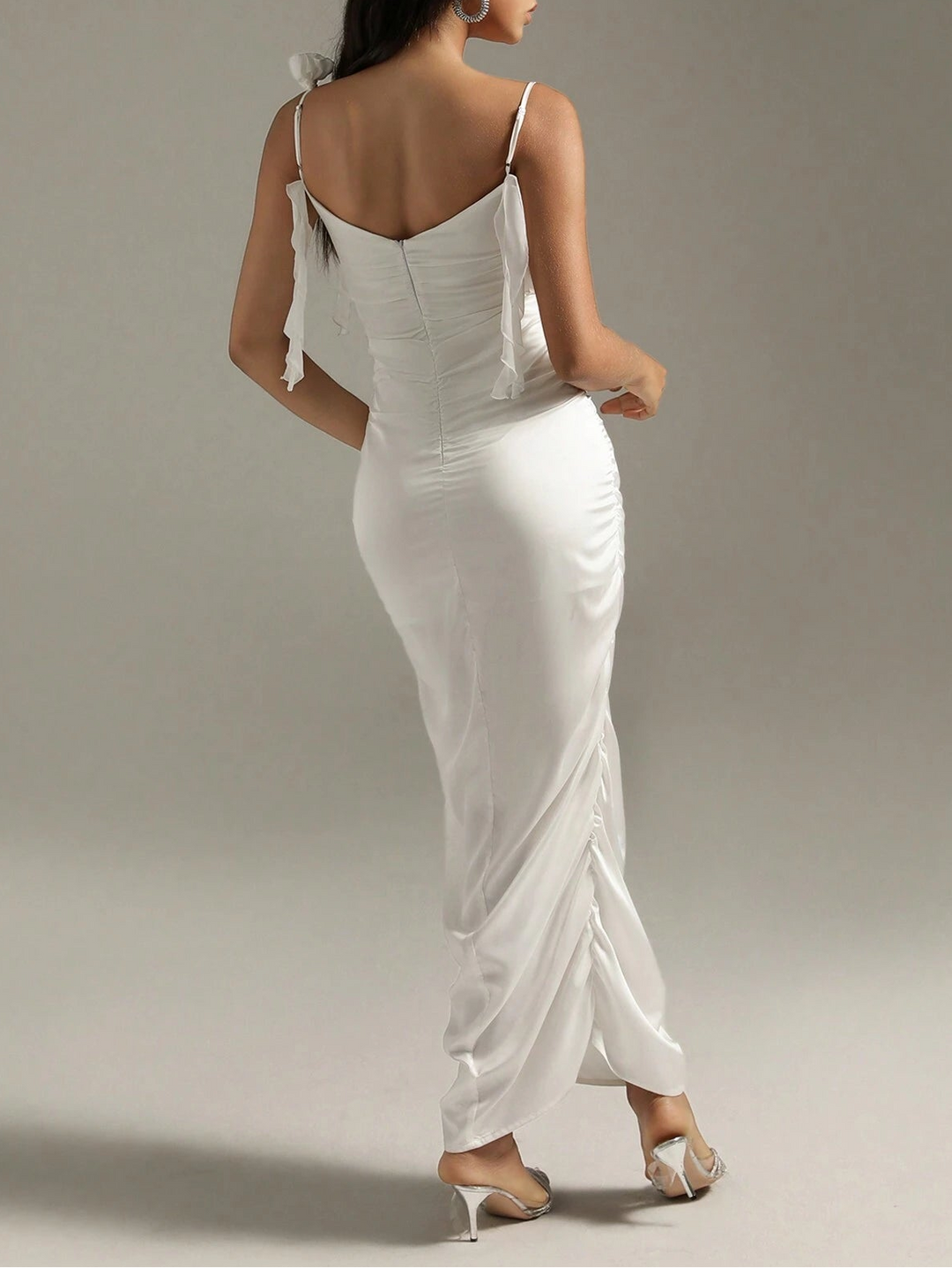 Rochie maxi SHEIN, alb