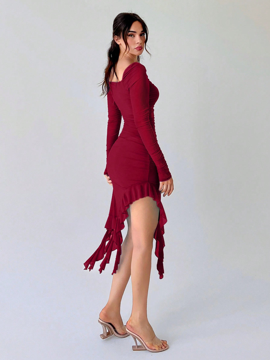 Rochie mini SHEIN, vișiniu