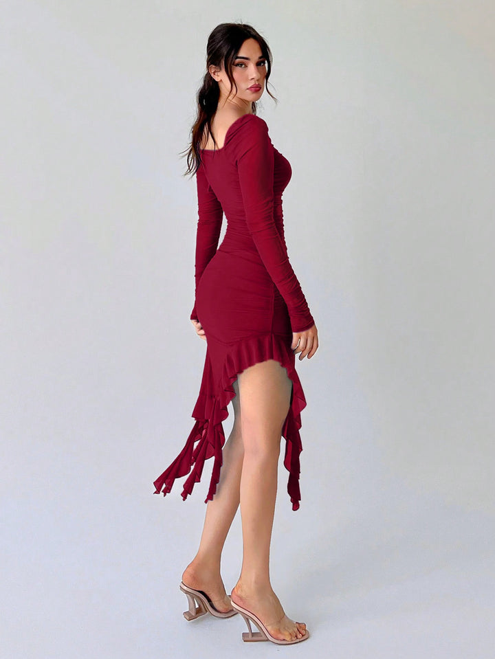 Rochie mini SHEIN, vișiniu