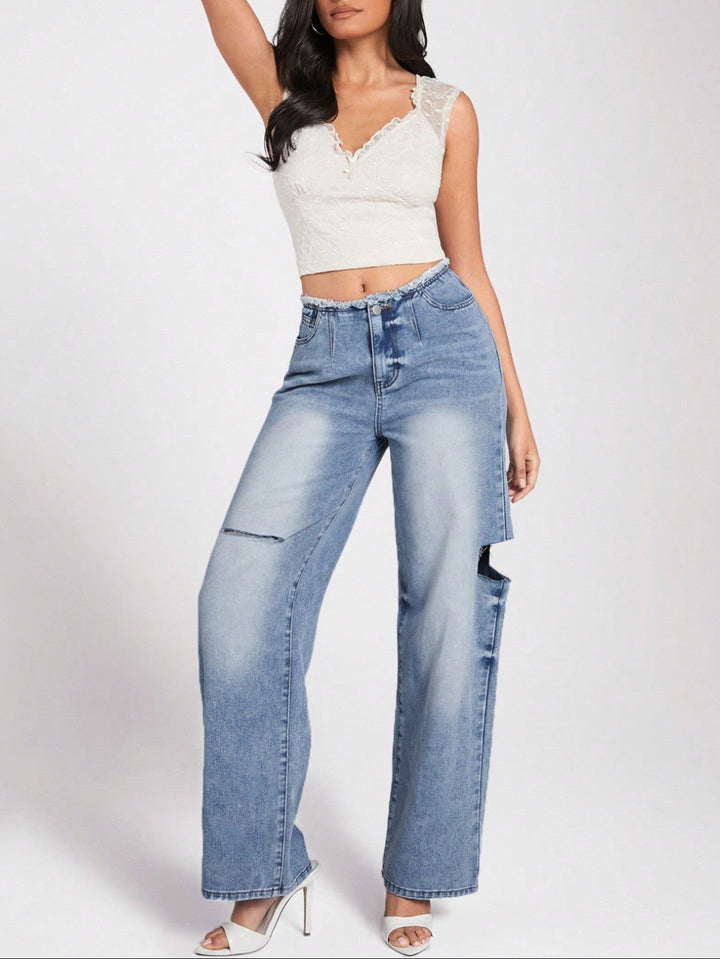 Jeans SHEIN, albastru